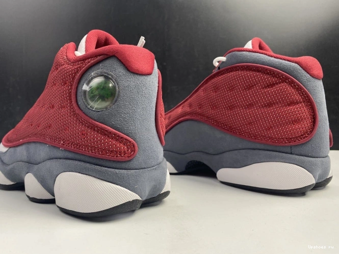 Air 414571-600 Flint 13 Grey Retro Red Jordan Gym 1017